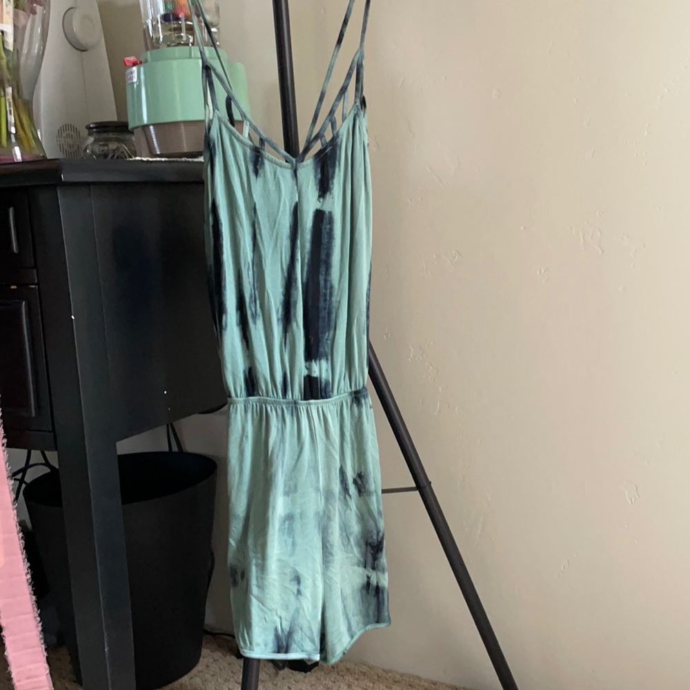 Strappy Tie Dye Romper
